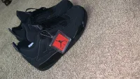 PKGoden  Jordan 4 Retro Black Cat (2020), CU1110-010 review 0