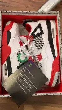 PKGoden  Jordan 4 Retro Fire Red (2020),  DC7770-160 review 0