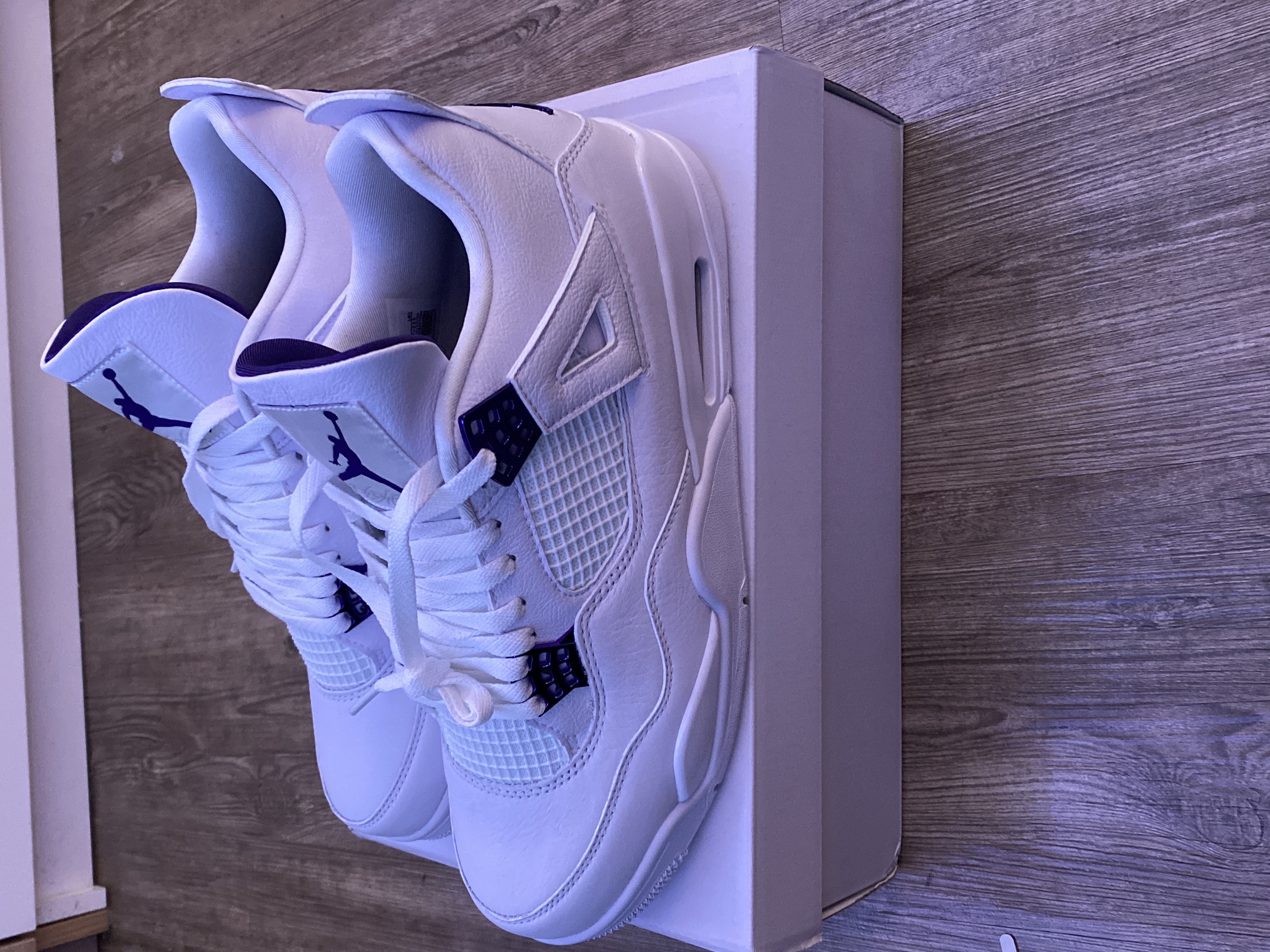 PKGoden Jordan 4 Retro Metallic Purple CT8527-115 review fj