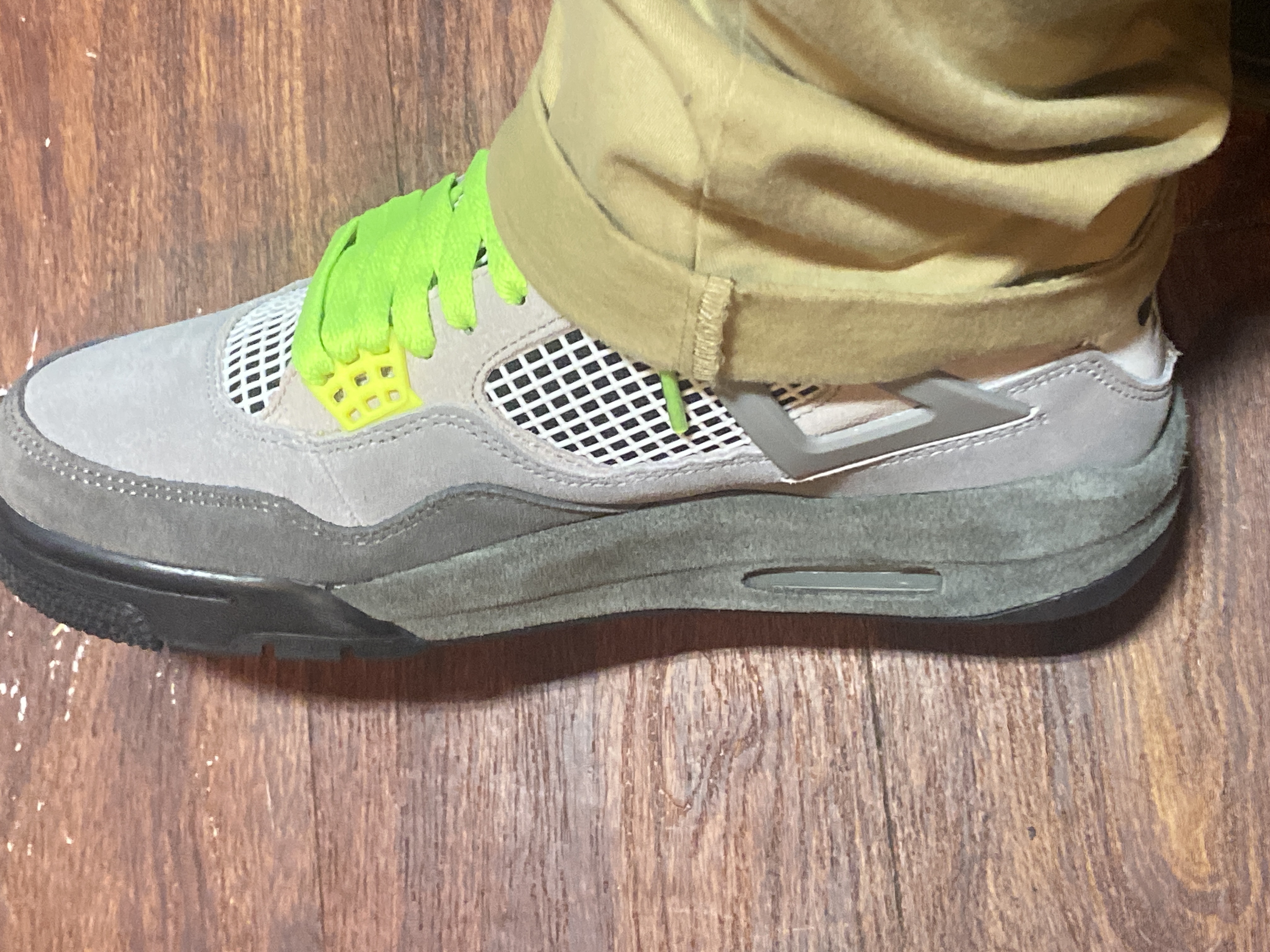 PKGoden Jordan 4 Retro SE 95 Neon CT5342-007 review Rey