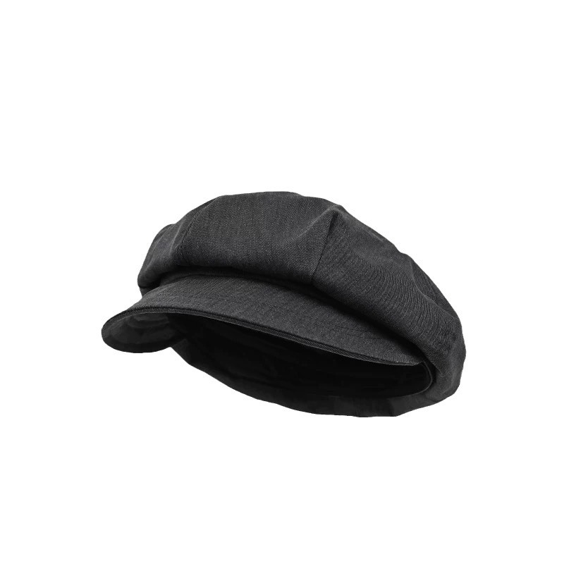  2026 Women's Retro "Cloud" Newsboy Cap – Soft Wool Blend Beret-Style Hat for Spring Autumn, Face-Slimming Fit