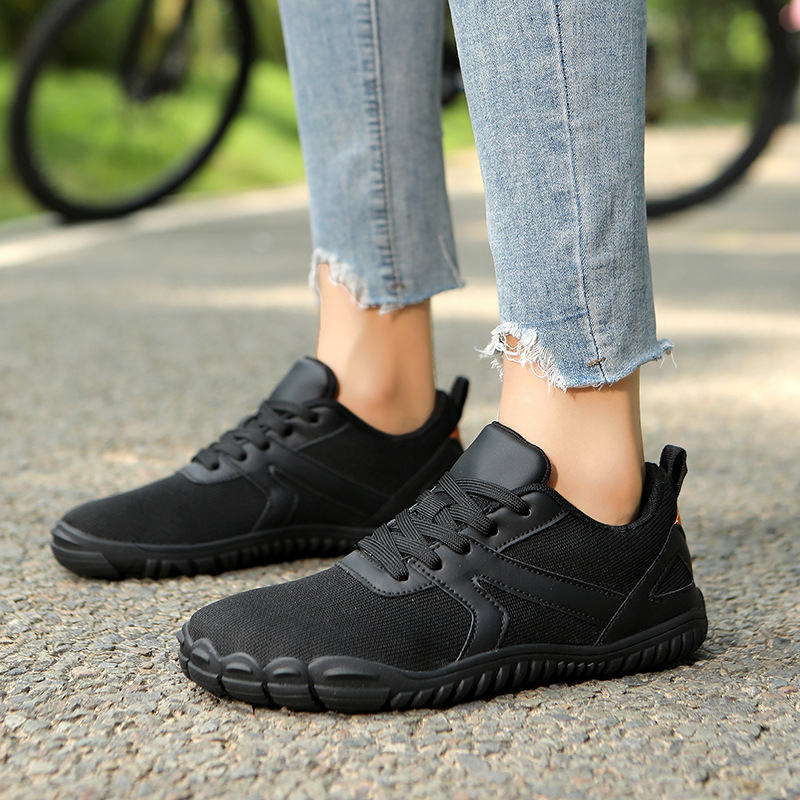 Barefoot Outdoor Sneakers for Men & Women – Wide Toe Box, Knit Breathable Fitness Shoes, Zero-Drop Minimalist