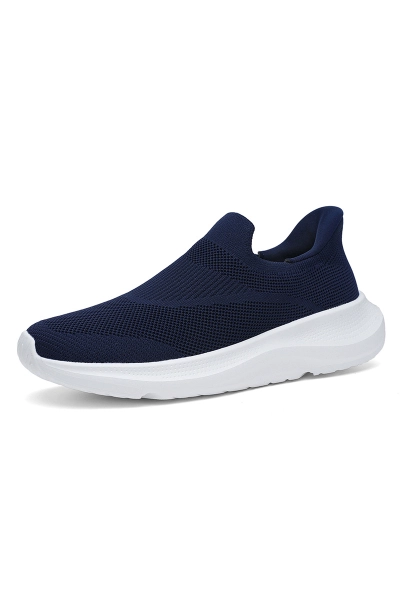 Men's and Women's Slip-On Lightweight Walking Shoes, Non-Slip Soft Sole Casual Sneakers, Breathable Comfortable Work Shoes for Middle-Aged and Elderly 02
