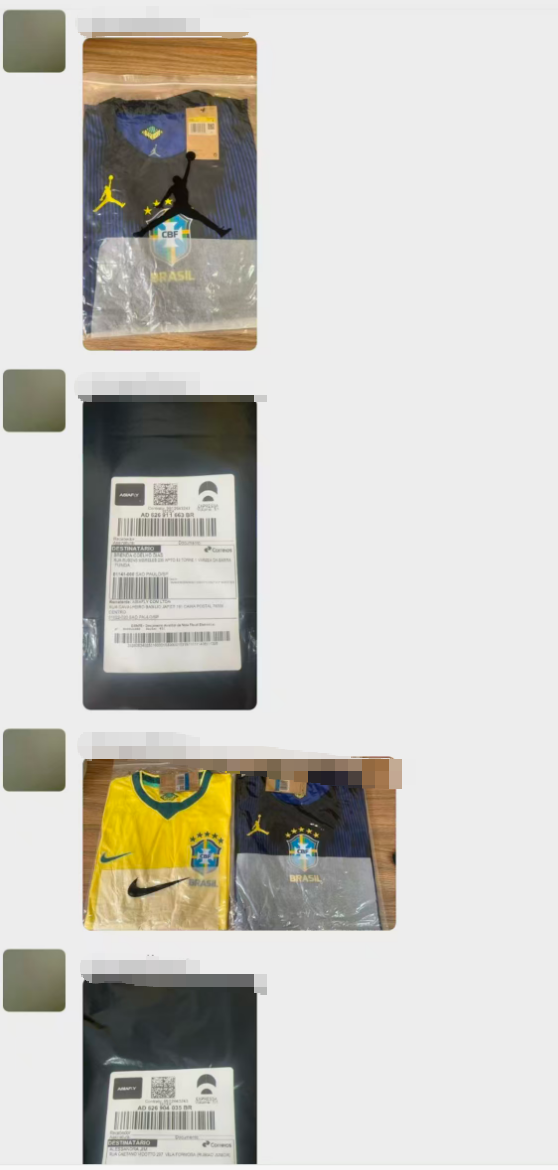 Estoque em S&atilde;o Paulo preparando pedidos de camisas de times brasileiros