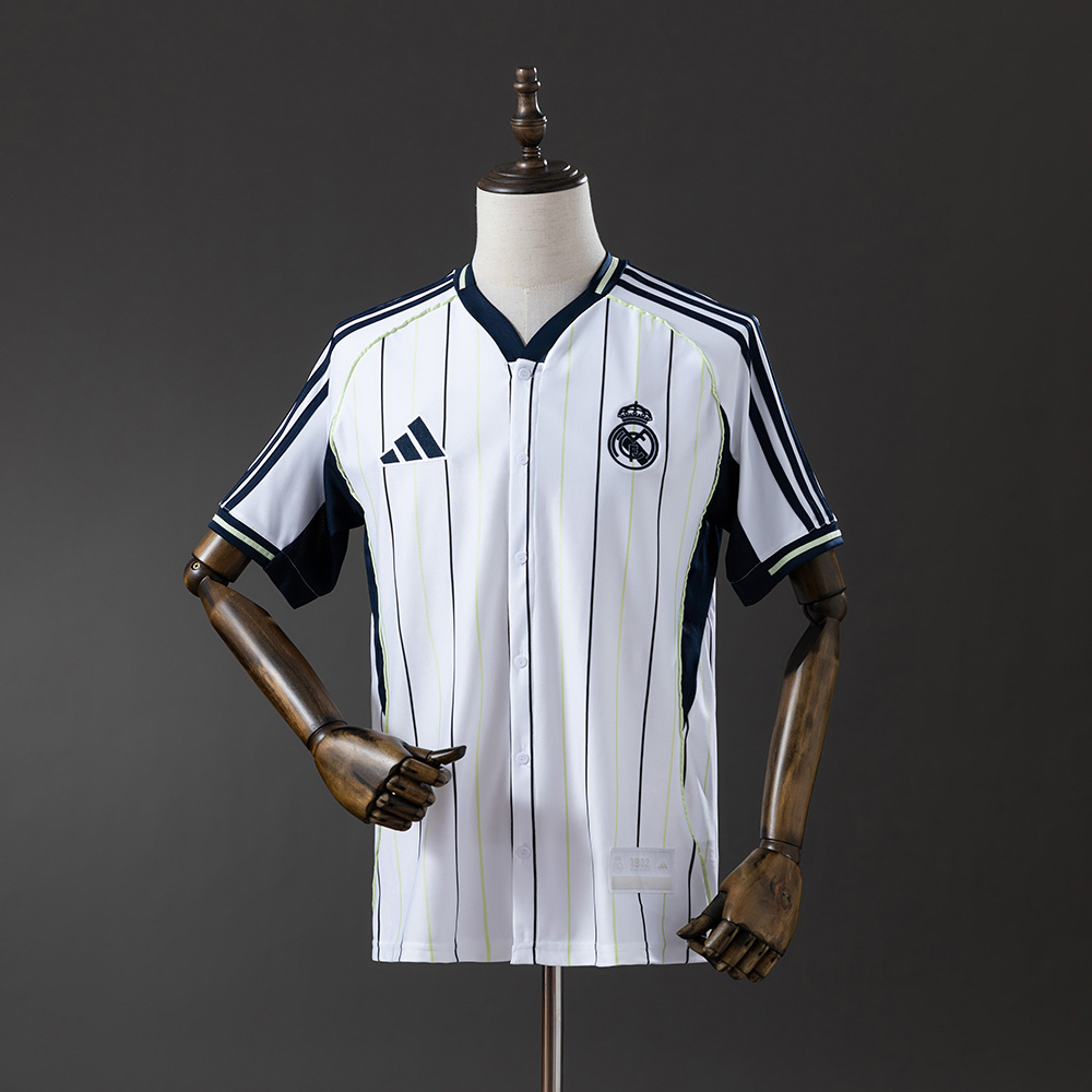 Camisa Casual Retrô do Real Madrid 2024-2025