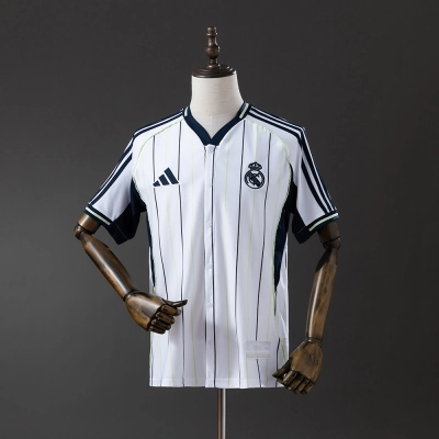 Camisa Casual Retrô do Real Madrid 2024-2025 02