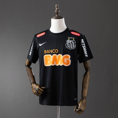 Camisa Retrô Edição Especial Away do Santos 2012-2013 Preta 02