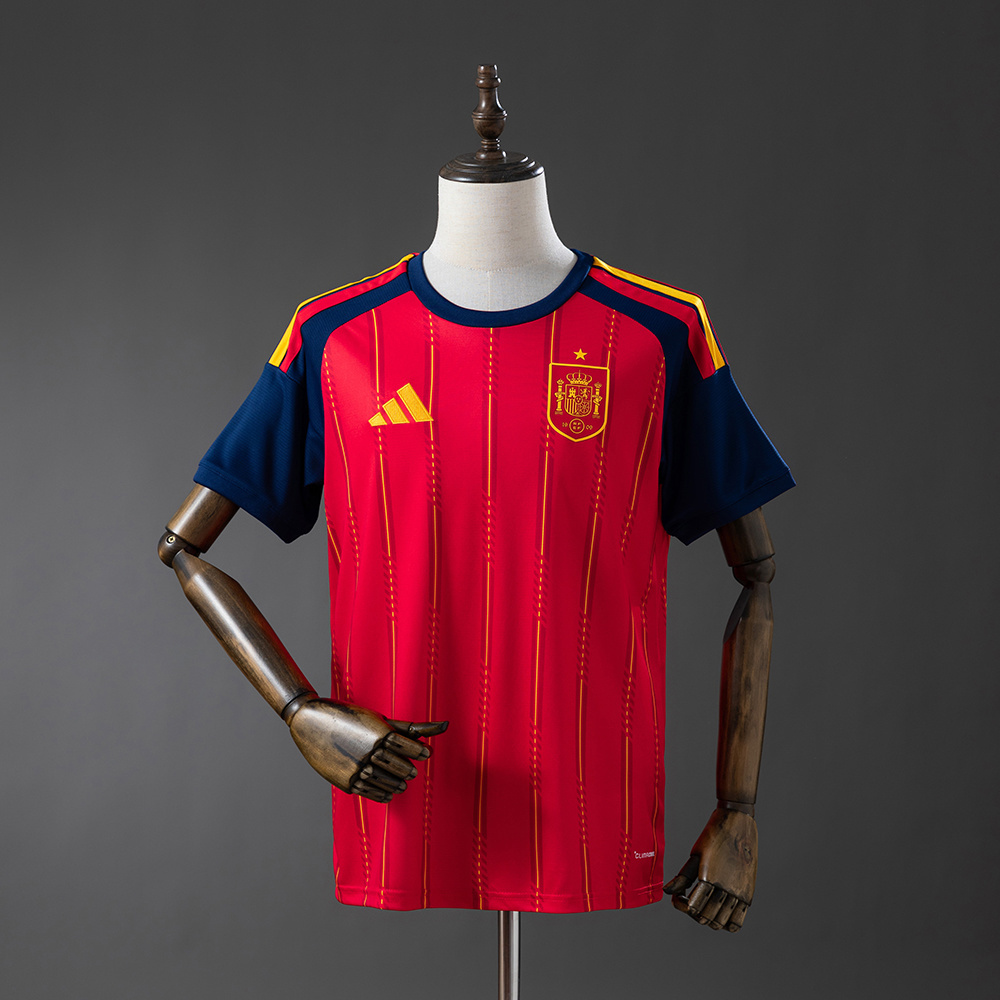 Camisa Torcedor Home da Espanha 2026 Vermelha
