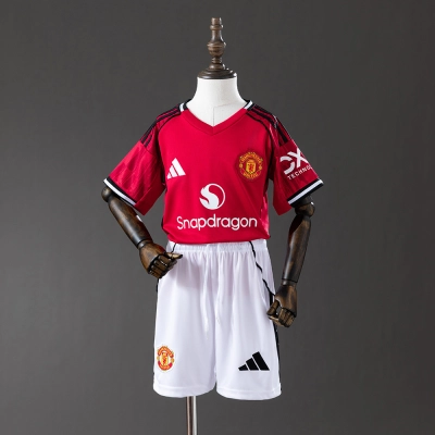 Kit Infantil Home do Manchester United 2024-2025 02