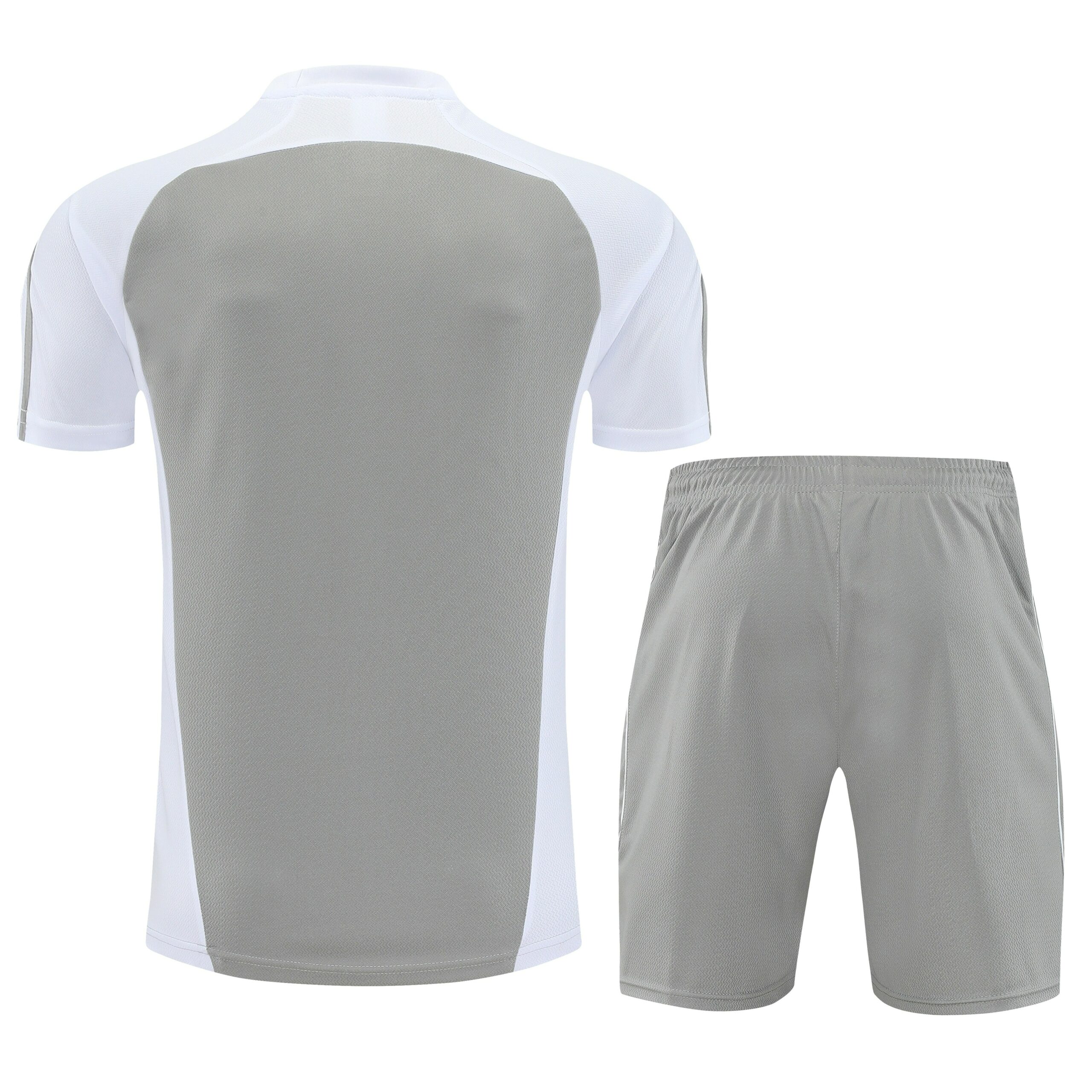 Kit de Treino do Real Madrid 2025-2026 Cinza-Claro
