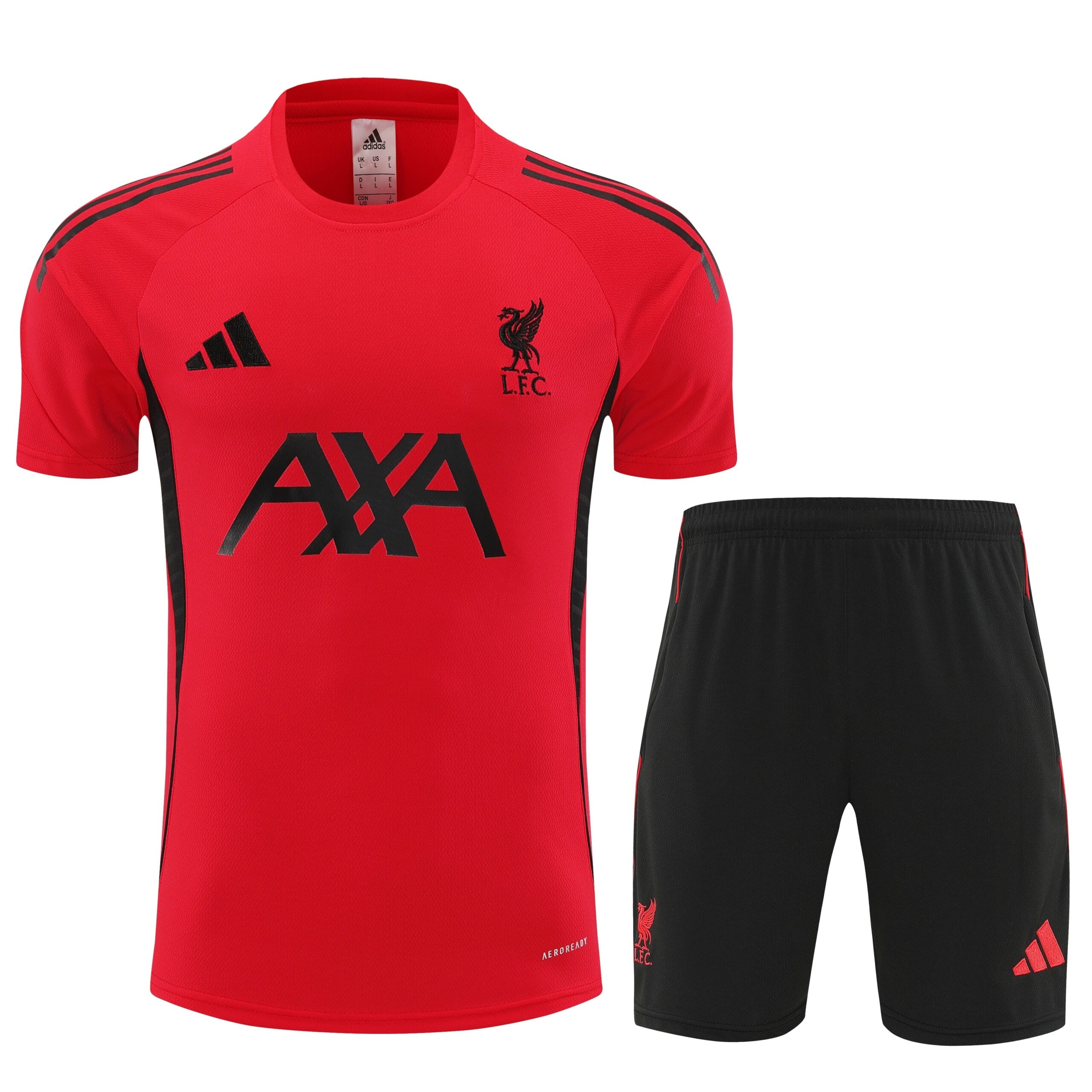 Kit de Treino do Liverpool 2025-2026 Vermelho e Preto