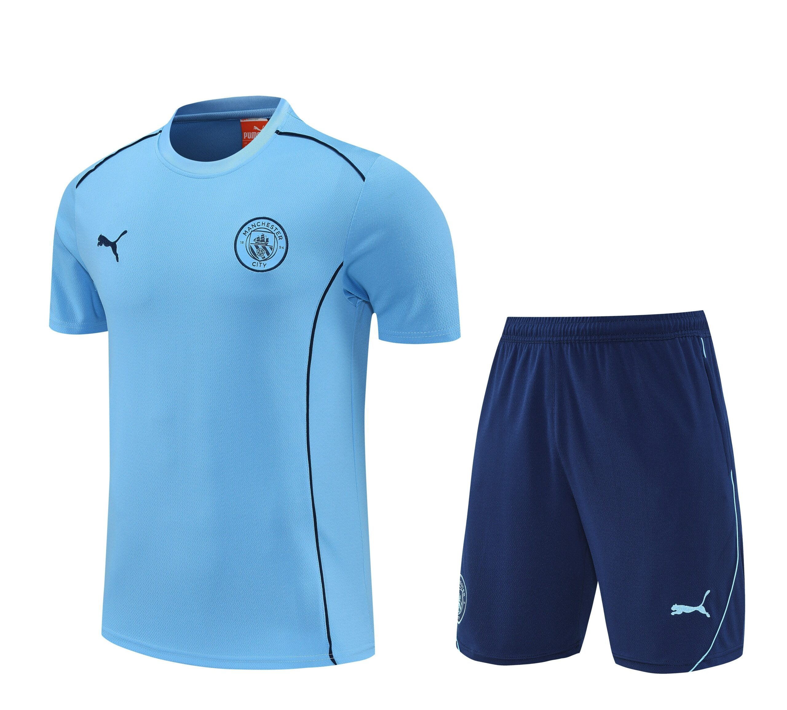 Kit de Treino do Manchester City 2025-2026 Azul-Claro