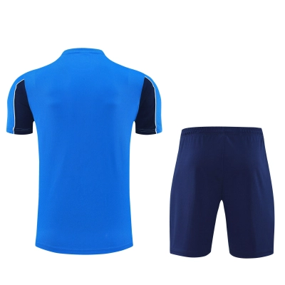 Kit de Treino do Marseille 2024-2025 Azul e Azul-Marinho 02