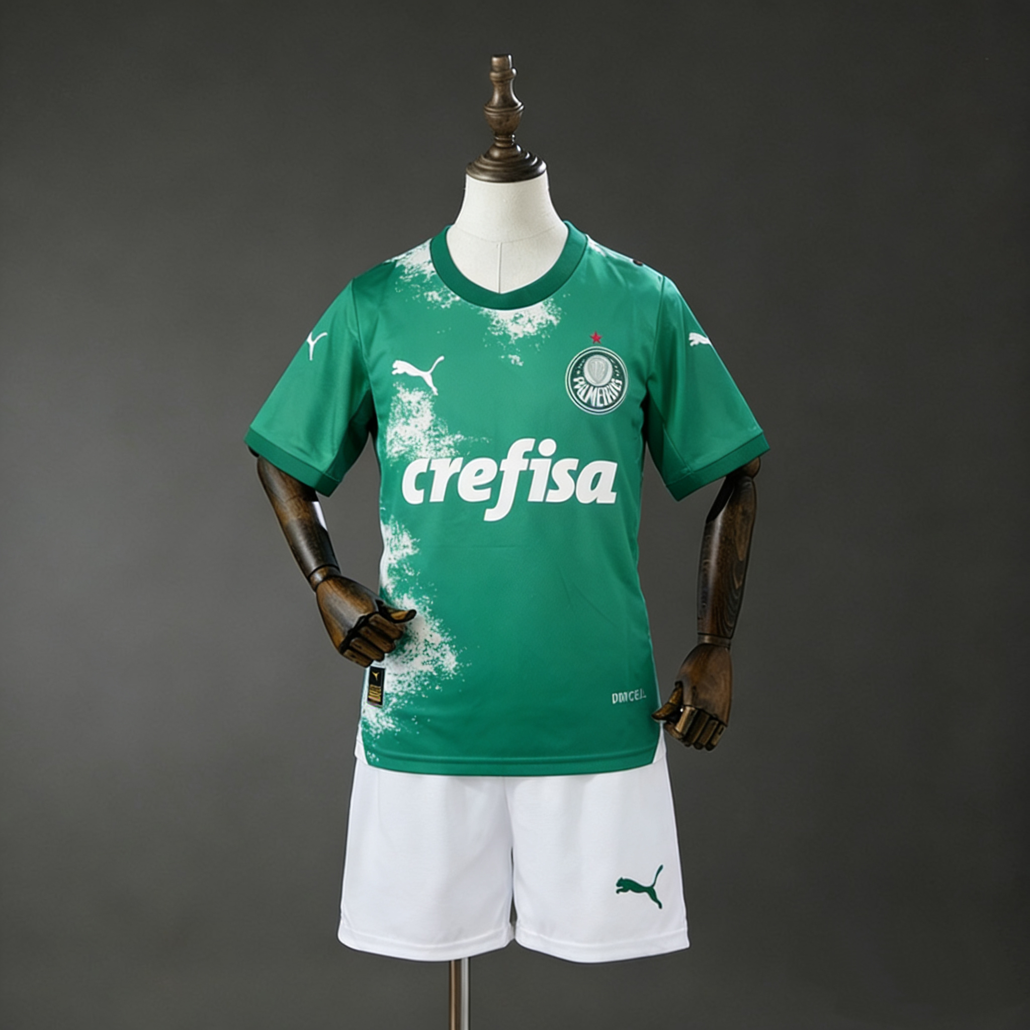 Kit Infantil Palmeiras 2024/25 Camisa Home Verde