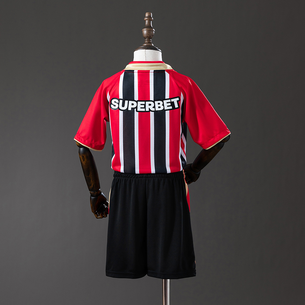 Conjunto Infantil Away do São Paulo 2025-2026