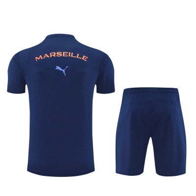 Kit de Treino do Marseille 2025-2026 Azul-Marinho 02
