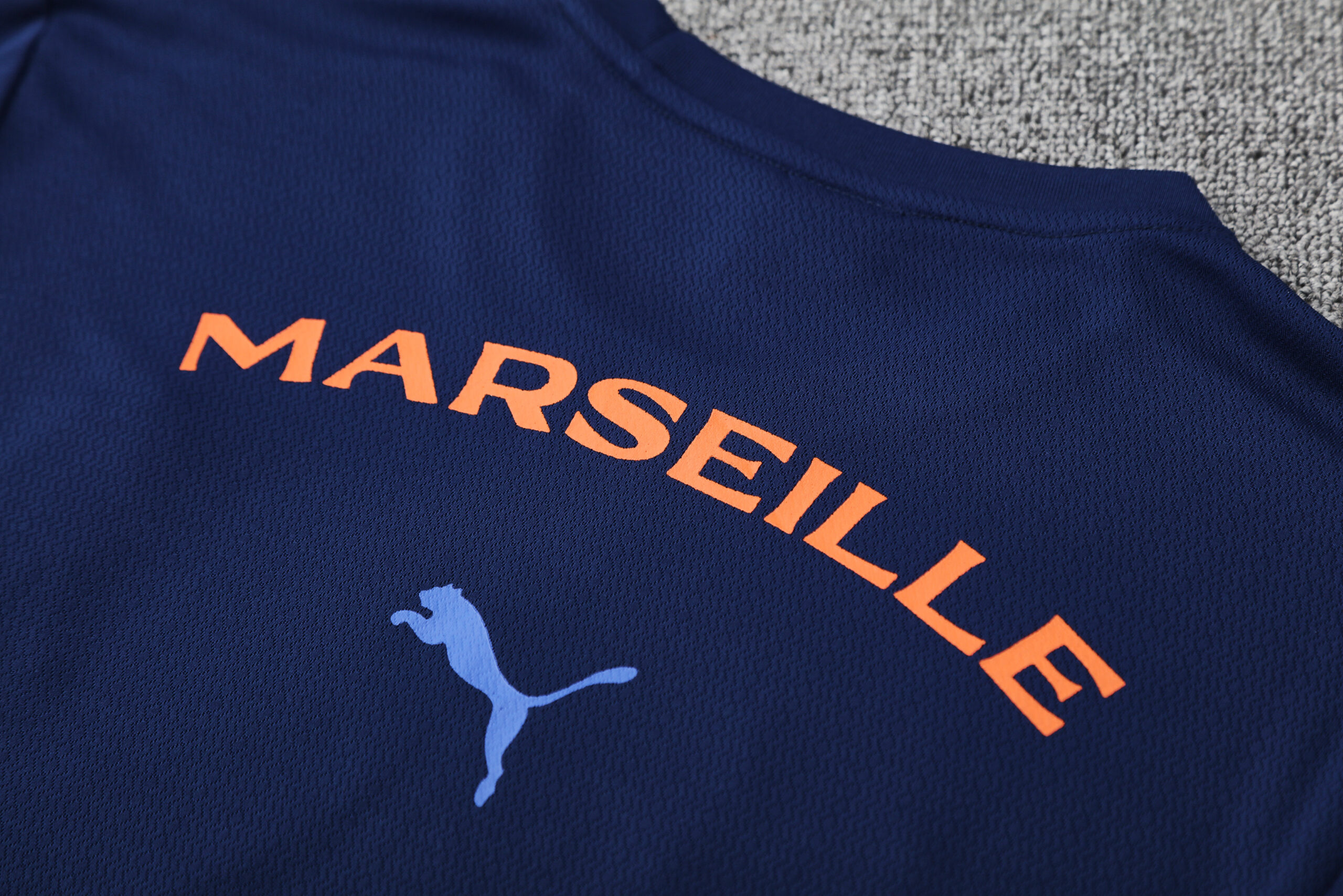Kit de Treino do Marseille 2025-2026 Azul-Marinho