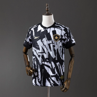 Camisa Torcedor Quarta Preta e Branca do Botafogo 2025/26 02