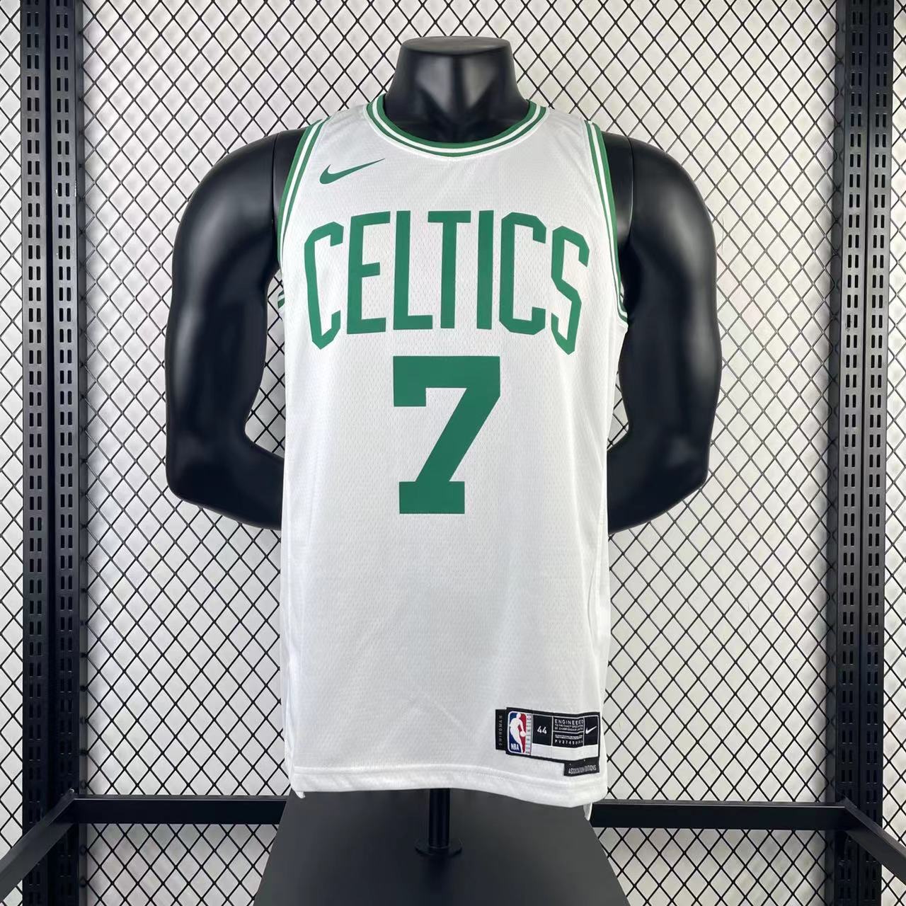 Regata Home Branca do Boston Celtics Brown Nº 7 Temporada 2023
