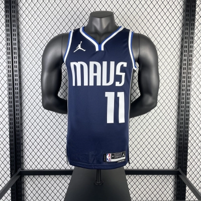 Regata Azul-Marinho do Dallas Mavericks Irving Nº 11 2023/24 01
