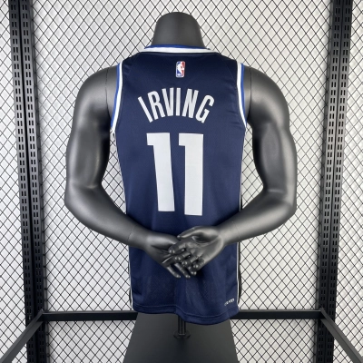 Regata Azul-Marinho do Dallas Mavericks Irving Nº 11 2023/24 02