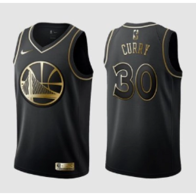 Regata Preta e Dourada do Golden State Warriors Curry Nº 30 02