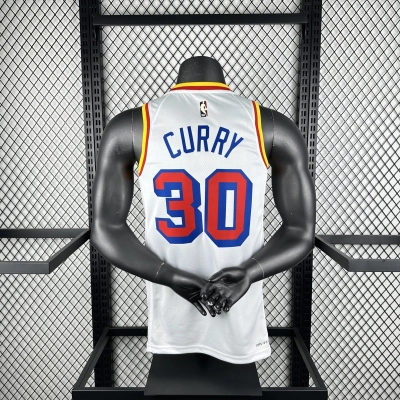Regata Retrô do Golden State Warriors Curry Nº 30 2024/25 02