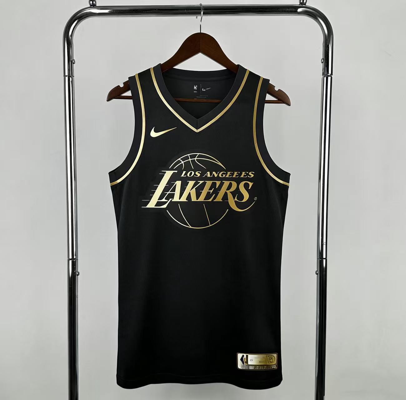 Regata Preta e Dourada do Los Angeles Lakers Kobe Nº 24