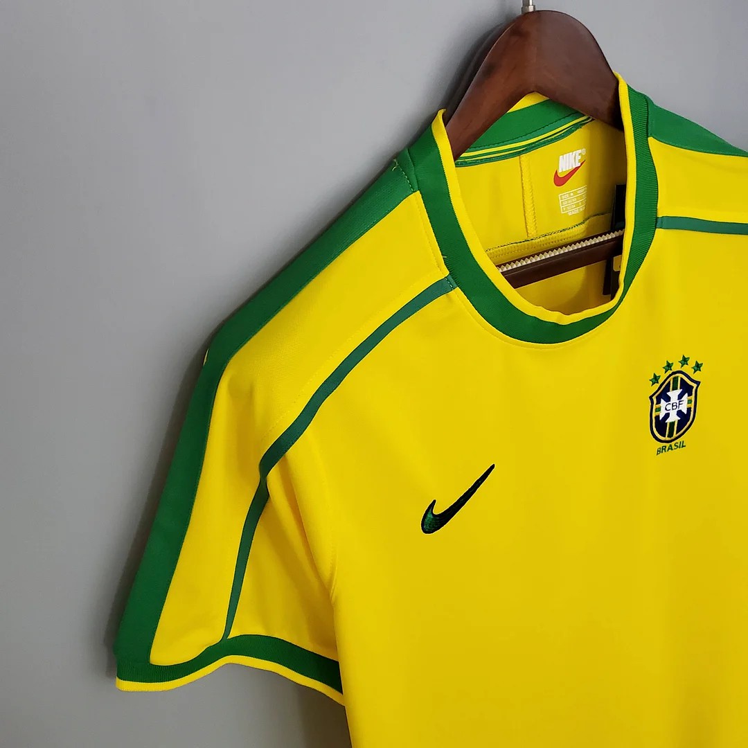 Camisa Retrô Home do Brasil 1998