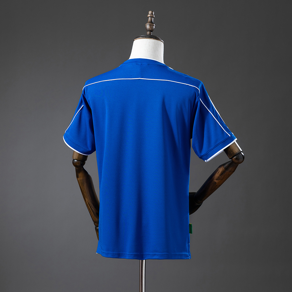 Camisa Retrô Away Azul do Brasil 1998 Sem Número
