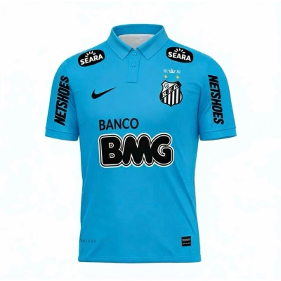 Camisa Retrô Away Azul do Santos 2012/13 Neymar 01