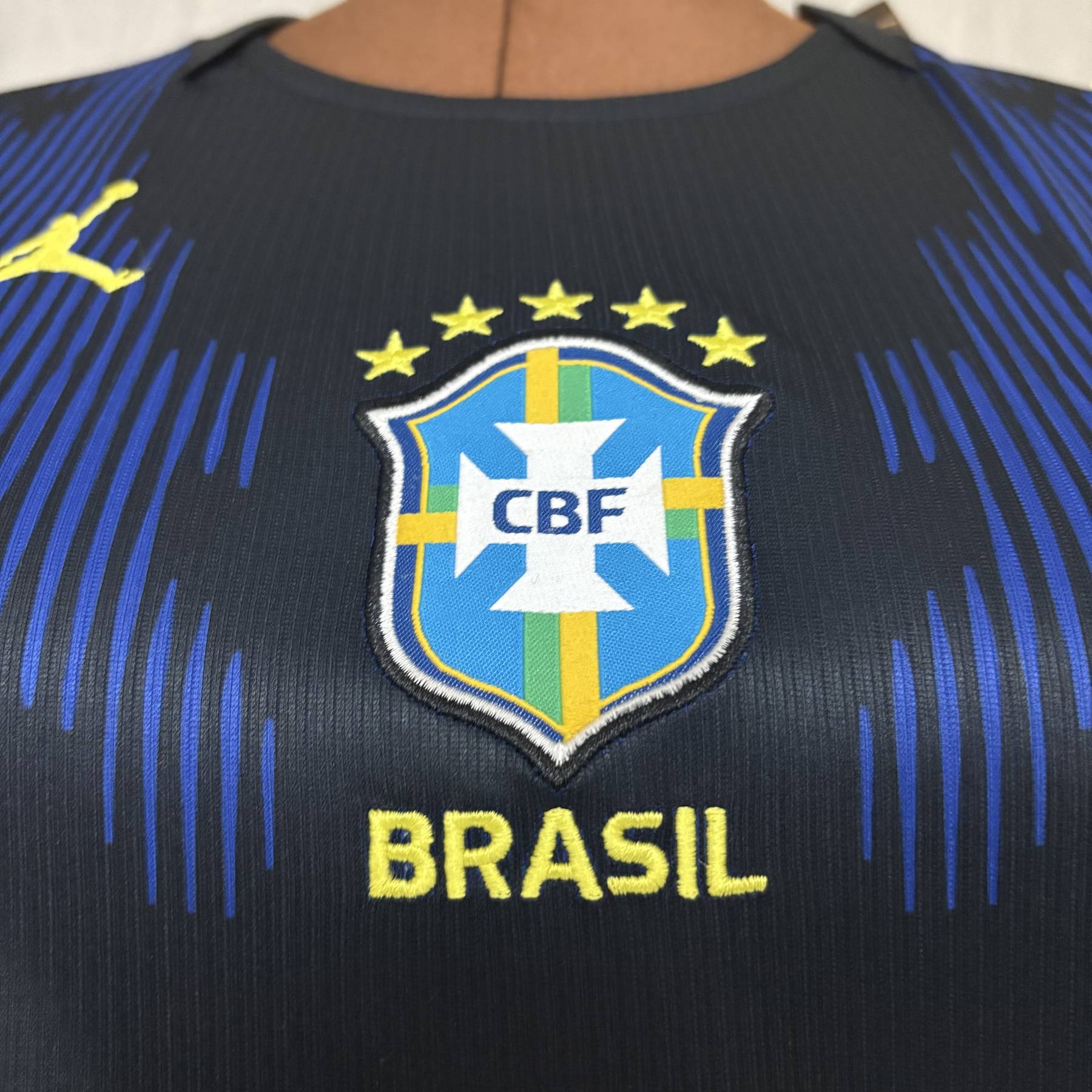 Camisa Feminina Away do Brasil 2026 Azul-Escuro
