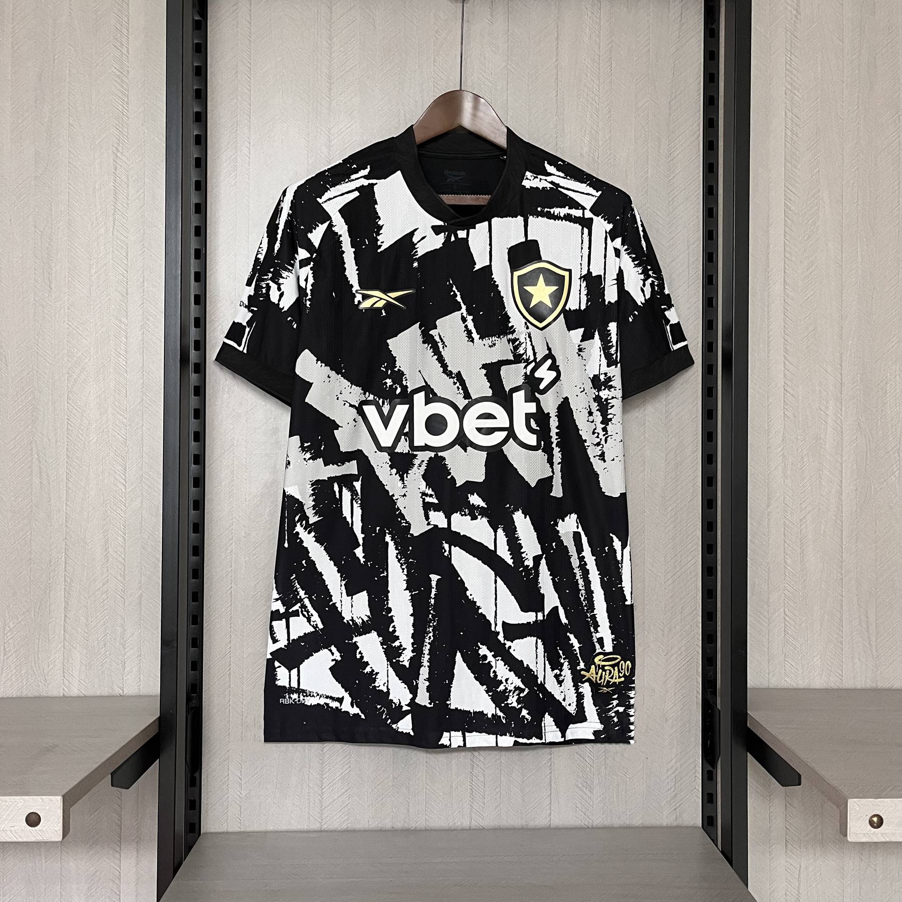 Camisa Torcedor Quarta Preta e Branca do Botafogo 2025/26