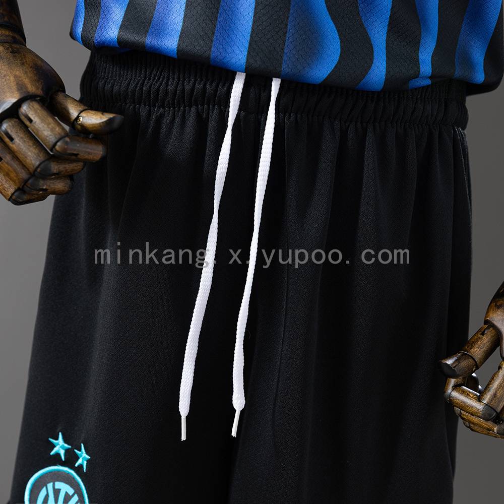 Kit Infantil Home Preto e Azul do Inter de Milão 2025/26