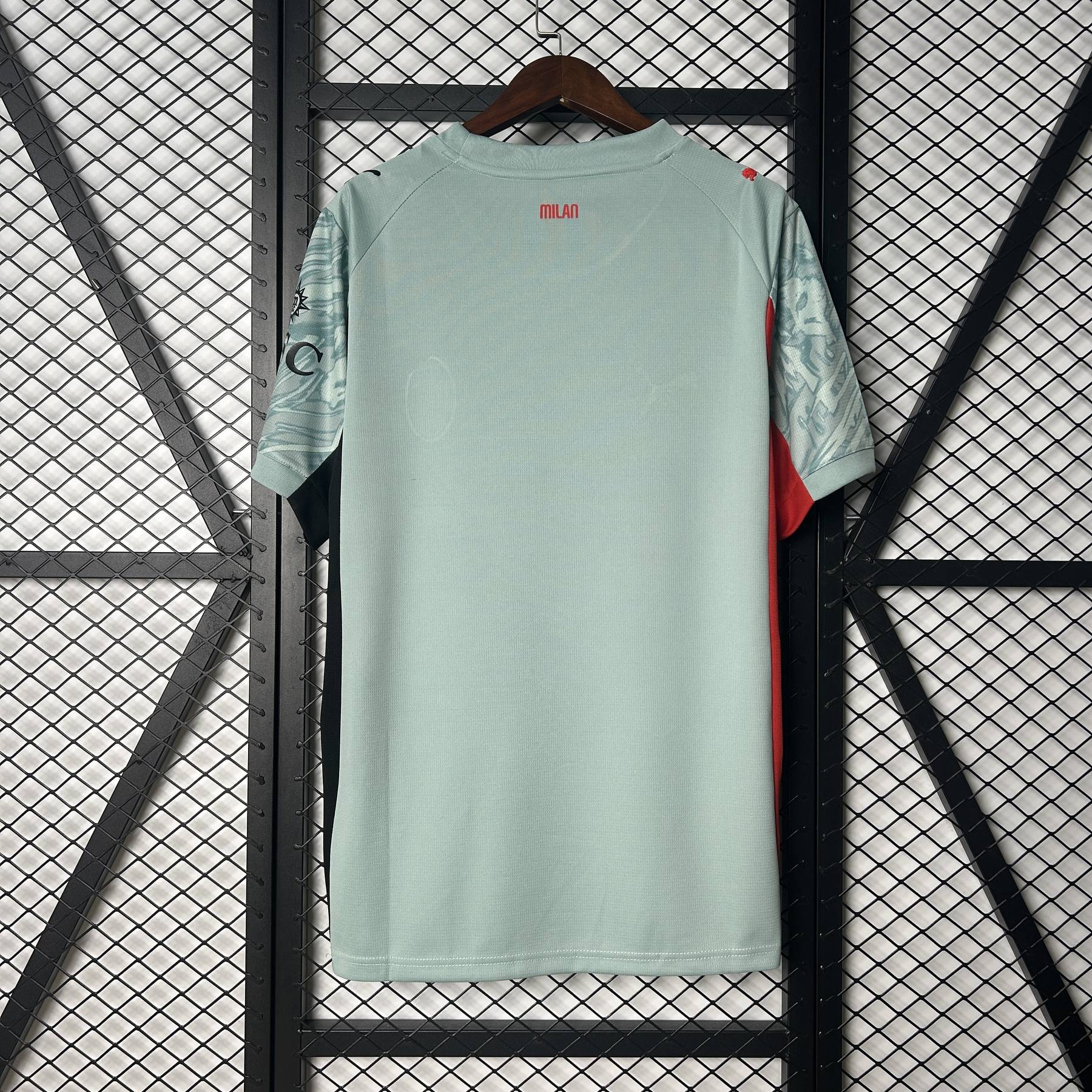 Camisa AC Milan Goleiro Verde-Claro Manga Curta 2025