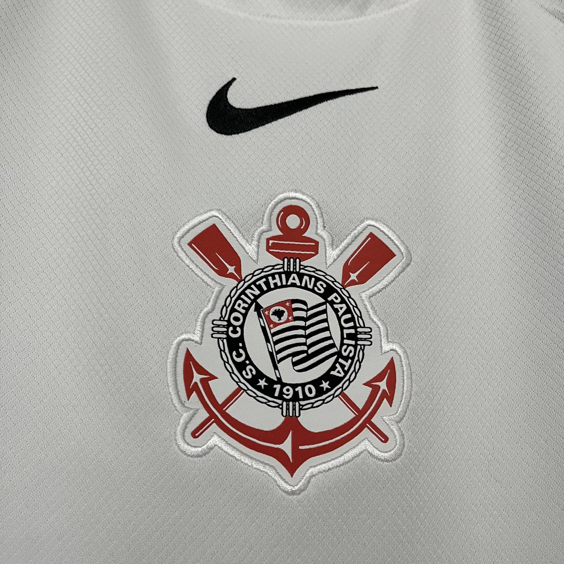 Camisa Torcedor Home Branca do Corinthians 2025