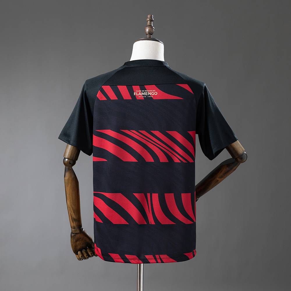 Camisa Torcedor Edição Comemorativa Preta e Vermelha do Flamengo 2025