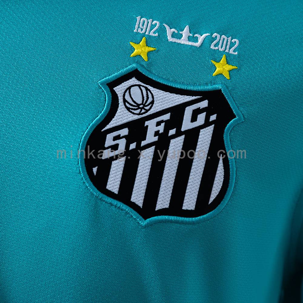 Camisa Retrô Away Azul do Santos 2012/13 Neymar