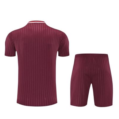 Kit de Treino Bayern de Munique Masculino 25/26 Torcedor Vinho 02
