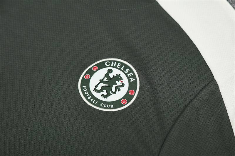 Kit de Treino Chelsea Masculino 25/26 Torcedor Verde Escuro