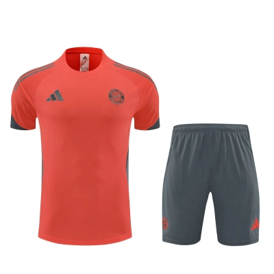 Kit de Treino do Bayern de Munique 2024-2025 Vermelho 01