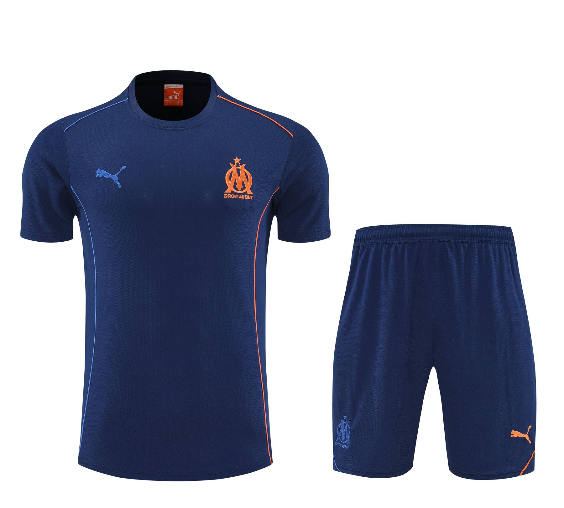 Kit de Treino do Marseille 2025-2026 Azul-Marinho