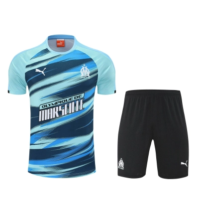Kit de Treino Faster Marseille 2025-2026 Azul-Marinho 01