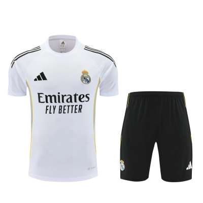 Kit de Treino Home do Real Madrid 2025-2026 Branco 01