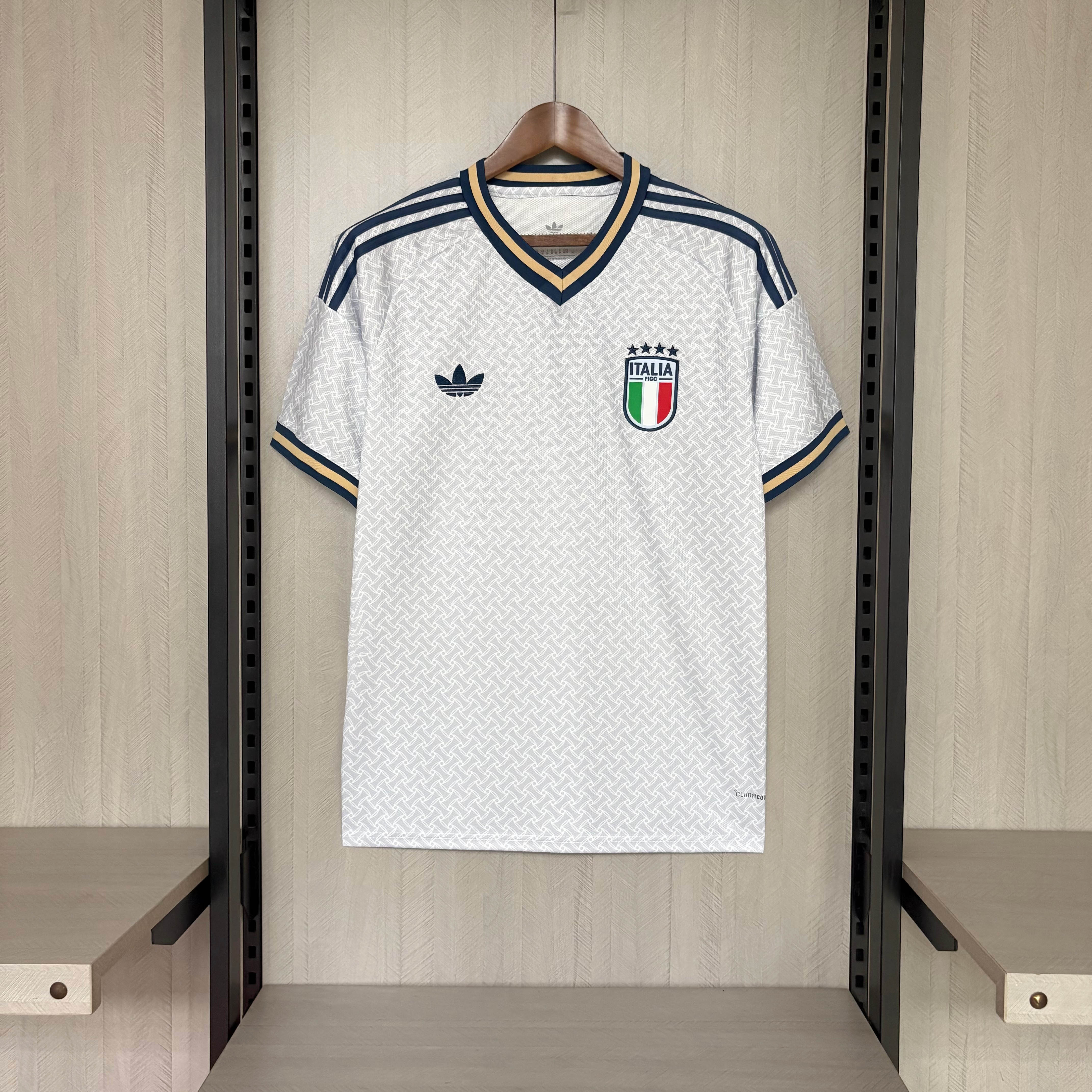 Camisa Itália Away 2026 Masculina Torcedor Branca