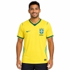 Camisa Brasil Home Torcedor Amarela Gola V Manga Curta 2026