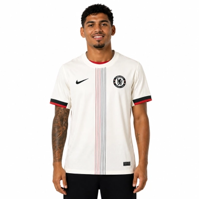 Camisa Chelsea II Torcedor Branca Manga Curta 2025 01