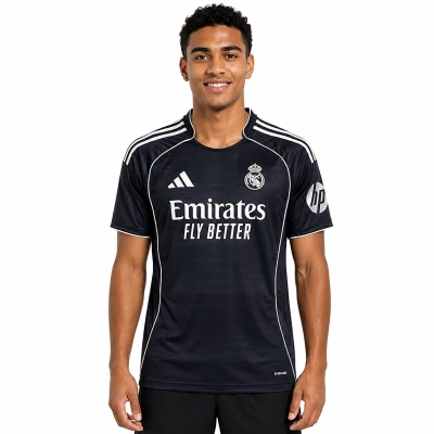 Camisa Torcedor Away Azul-Marinho do Real Madrid 2025 01
