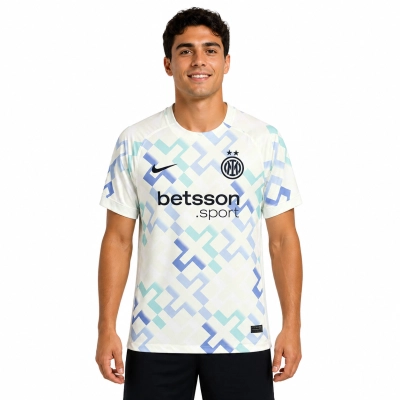 Camisa Torcedor Away Branca da Inter de Milão 2025-2026 01