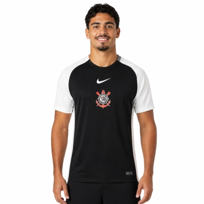 Camisa Torcedor Away Preta do Corinthians 2025 01